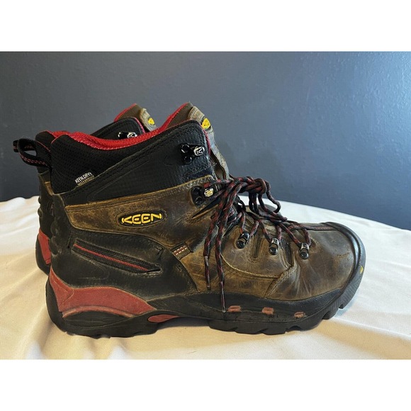 Keen Pittsburgh Men 13 D Steel Toe EH Waterproof Brown WORK HIKING Boot 1007024 main image 4
